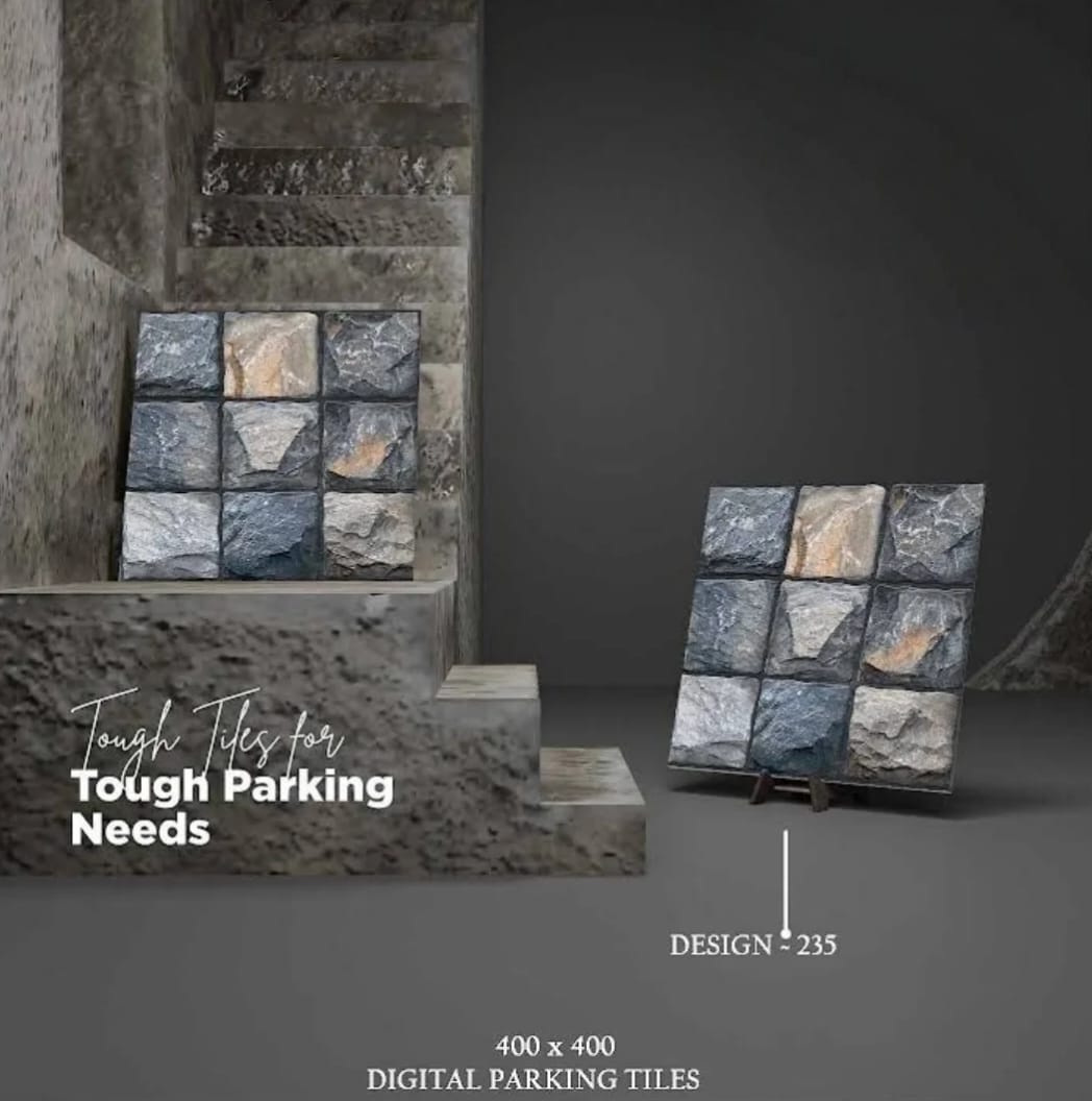 Vitrified parking tile