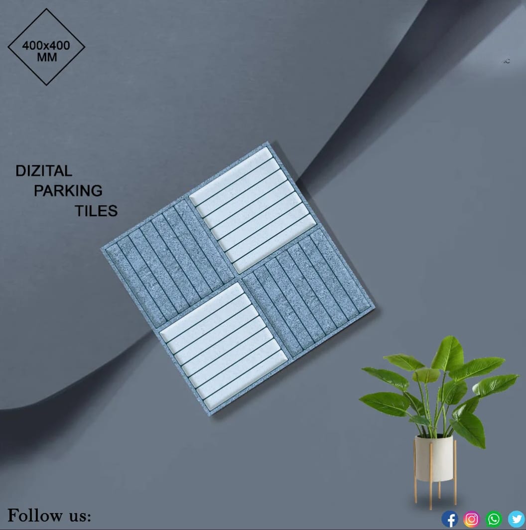 Durable vitrified parking tile